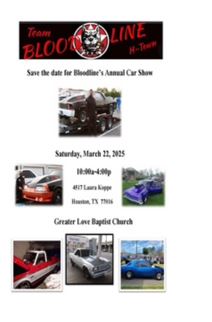 BloodLine’s Annual Car Show Mar 22 2025
