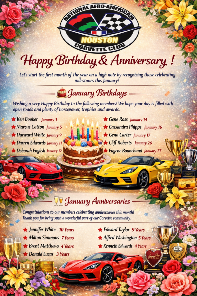 NAACC BIRTHDAYS and ANNIVERSARIES!!