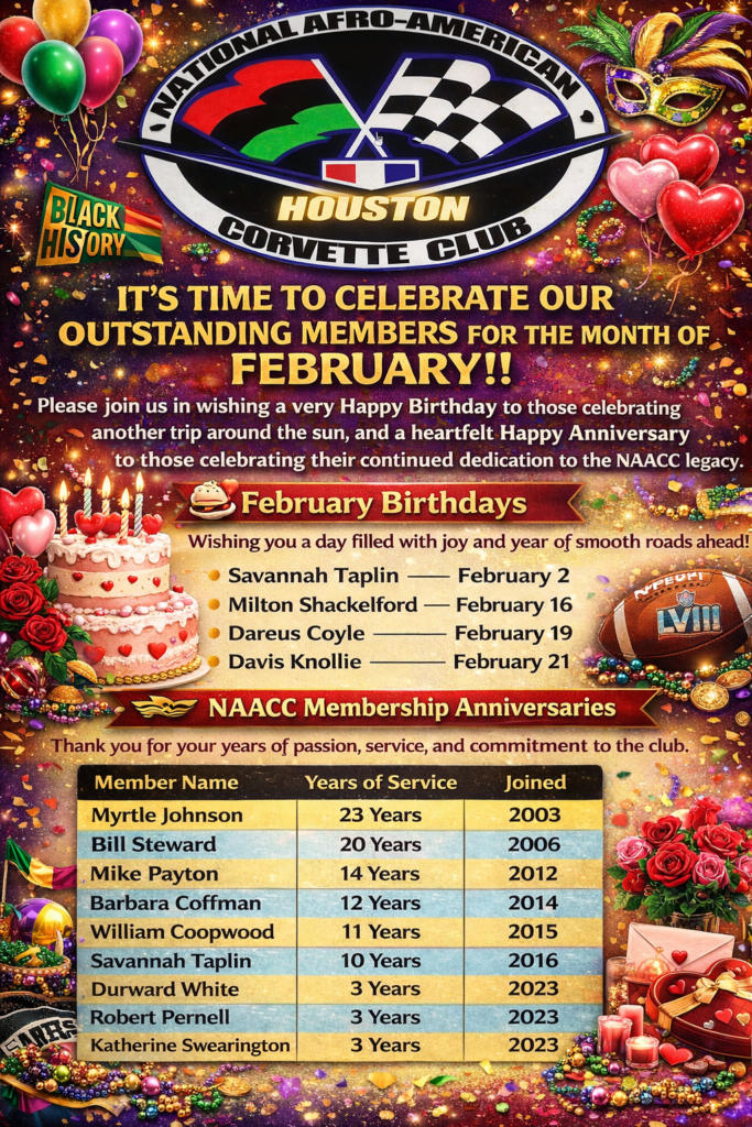 NAACC FEBRUARY BIRTHDAY/ANNIVERSARY